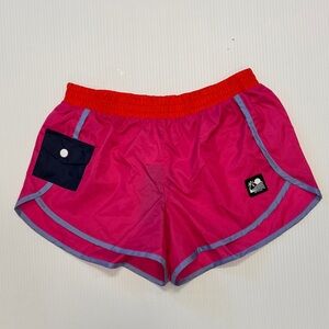 New Balance STAUD Pink and Red Athletic Shorts Women’s size small NWT